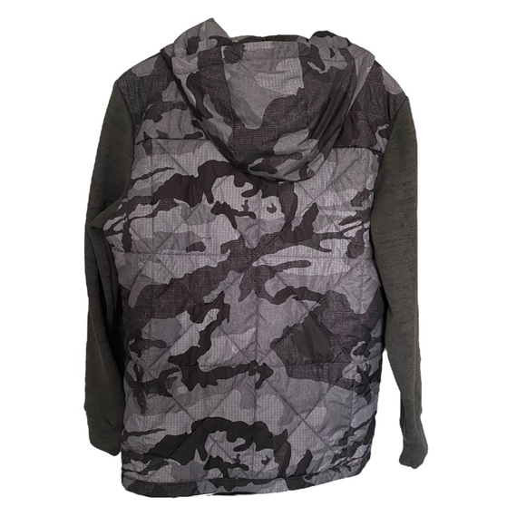 NWT The North Face Skagit Graphite Gray Camo Puffer Quilted Jacket Mens Large - Picture 7 of 7